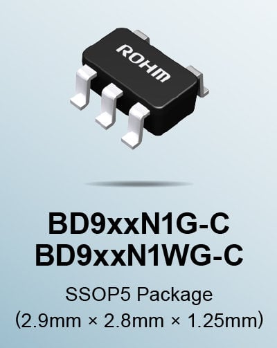 ROHM’s New Automotive LDO Regulators Stable Operation at Nanoscale Output Capacitance